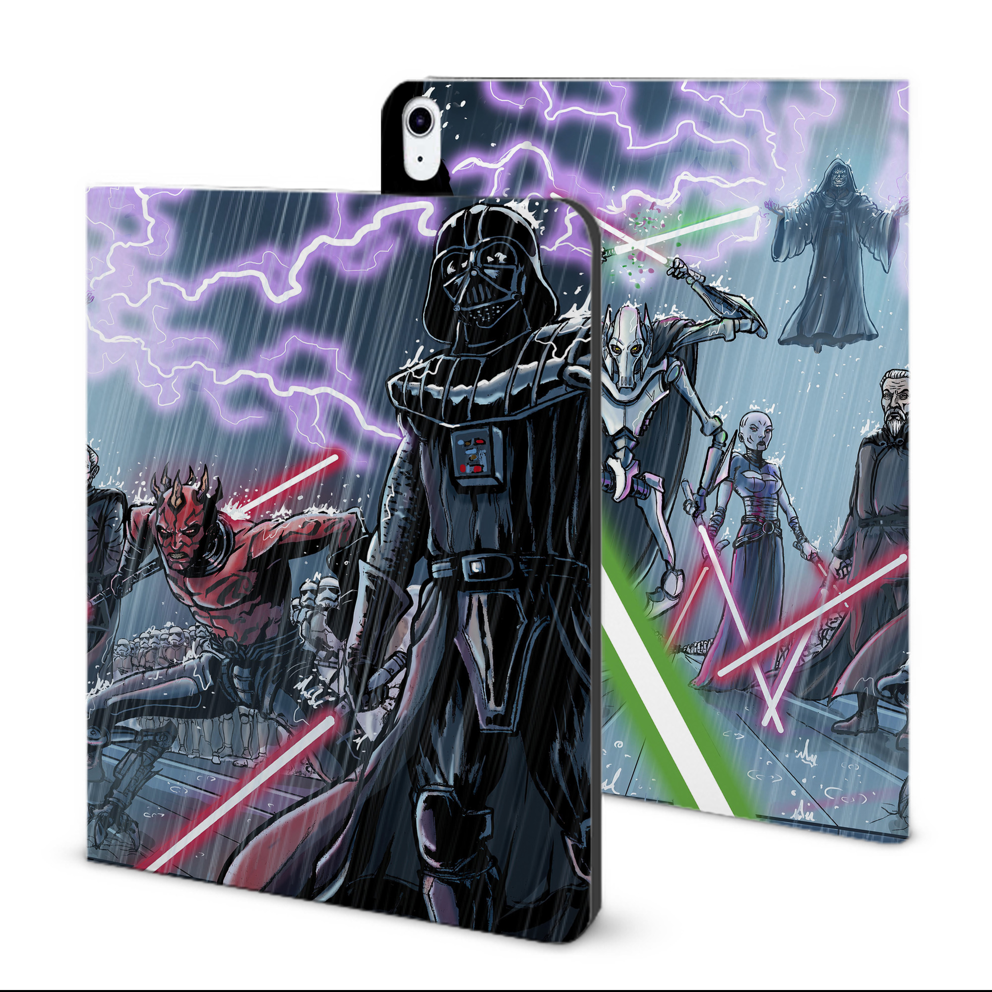 （画像用） スター・ウォーズ Star Wars IPad ケース ブック型 PUレザー TPU 耐衝撃 軽量 薄型 ペン収納なし 全面保護 IPad 各モデル対応